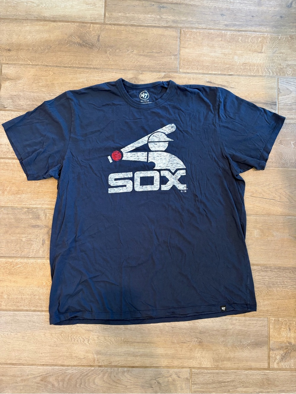 ’47 Brand Chicago White Sox MLB T-Shirt Navy Mens XXL Retro SOX Logo